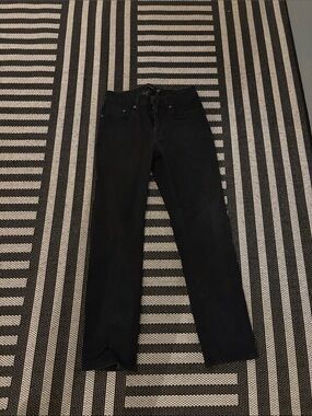 Tahari Black Straight Jeans